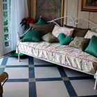 The daybed in the pavilion – fall asleep while reading a book